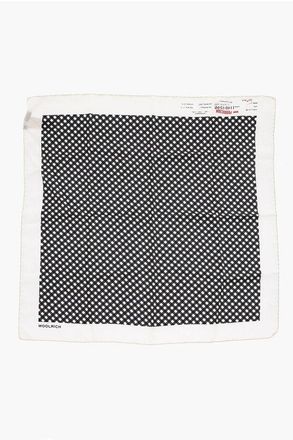 Woolrich Silk Checked Scarf size One Size