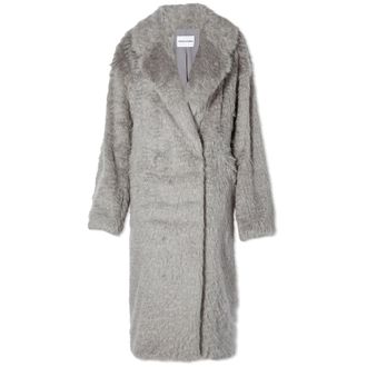 Stand Studio Womens Nicole Coat in Grey, Size X-Small