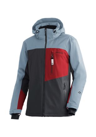 Maier Sports Skijacke MAIER SPORTS Oravice, Herren, Gr. 50, schwarz, 100% Polyester, hoch geschlossener Ausschnitt, Jacken Skijacke, Herren Winterjacke mit RV-Tasc