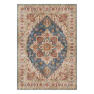 AFK Living Alfombra de dise&ntilde;o con acabado de costura inglesa 160 x 230 cm