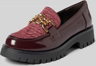 Tamaris Tamaris Loafer in Leder-Optik in Bordeaux, Größe 39