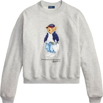 Polo Ralph Lauren Grey Graphic Hood Sweatshirt