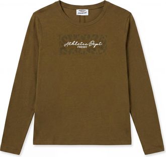 Freddy T-shirt Donna Manica Lunga Dettaglio Posteriore con Spacco
