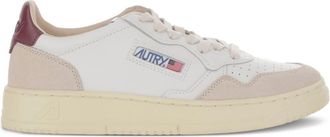 Autry White Lace Up Sneakers