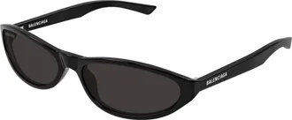 Balenciaga Sunglasses, unisex, Black, Size: 59 MM Oval-Frame Sunglasses