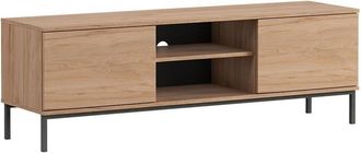 Mirjan24 Mueble Tv Lomsore 101, Luminoso Madera, N&uacute;mero De Puertas: 2, N&uacute;mero De Cajones: 0, 150x50x41cm