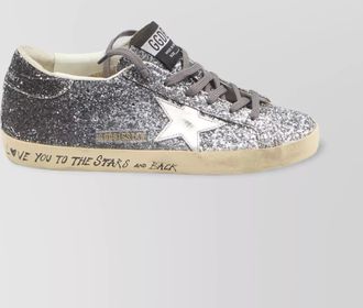 Golden Goose glitter heel tab sneakers