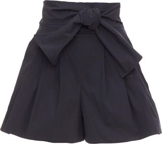 Moschino Boutique Bow Tie Pleated Shorts