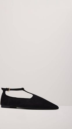 A.Emery Womens Ward Pointed Toe Flats In Black