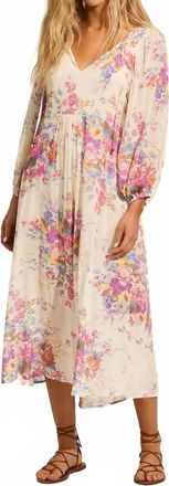 Hansen & Gretel Willow Flowy Midi Dress In Floral