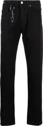 Paul & Shark Slim-fit broek - Heren - Slim Fit Broeken - Zwart - L - Katoen - Broeken