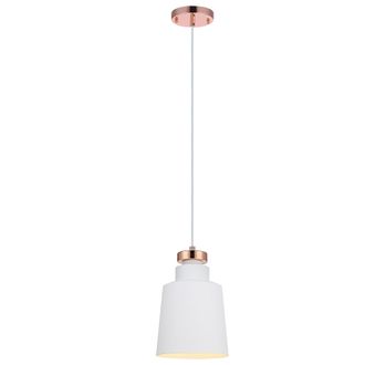 Teamson Home Teamson Home - L&aacute;mpara Led Moderna De Techo Colgante Blanca De Vn-l00026-eu - Blanco/oro Rosa