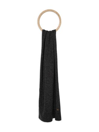 Marciano logo-plaque scarf - Grey