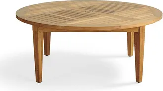 Frontgate Classic Teak Tea Table Cover - Gray - Frontgate