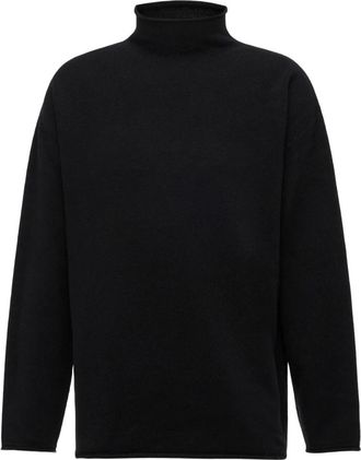 Drykorn Nalon 10 Pullover - Heren - Coltruien - Zwart - S - Wol - Truien & Vesten