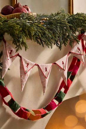 Terrain Advent Pennants Cotton Garland