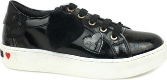 Love Moschino Sneakers - Dames - Sneakers - Zwart - 38 EU - Leer - Schoenen