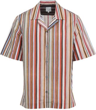 Paul Smith Camicia a righe - Rosso