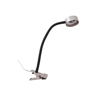 Lindby L&aacute;mpara de pinza de metal gris