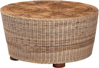 Baxton Studio Hosanna Natural Rattan Coffee Table