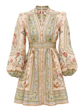 Zimmermann ROSELIGHT LOW-CUT MINI DRESS - Zimmermann - Woman