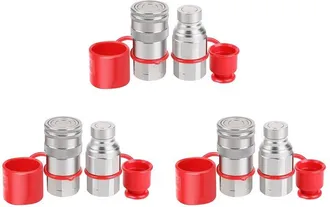 OEM Adecuado Para Acoplamientos Hidr&aacute;ulicos De Conexi&oacute;n R&aacute;pida De 3 Piezas Y 1/2 Pulgada Npt, Acoplamientos De Conexi&oacute;n R&aacute;pida Para Paneles De Cargadoras 