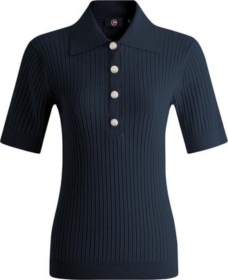 Fusalp Vera Polo Shirt - Dames - Ronde hals truien - Blauw - XS - Truien & Vesten