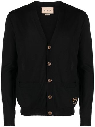 Gucci Intarsia vest - Zwart