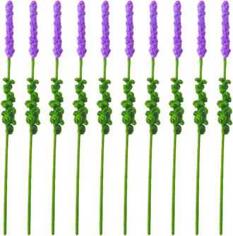 OEM Flores Artificiales De Lavanda Tejidas Para-b