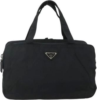 Prada Pre-owned Nylon Handbag - unisex - Prada Vintage - Vintage Handbags - Black - ONE SIZE - Pre-owned