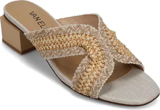 Vaneli Cyndia Block Heel Sandal in Cream at Nordstrom, Size 7.5