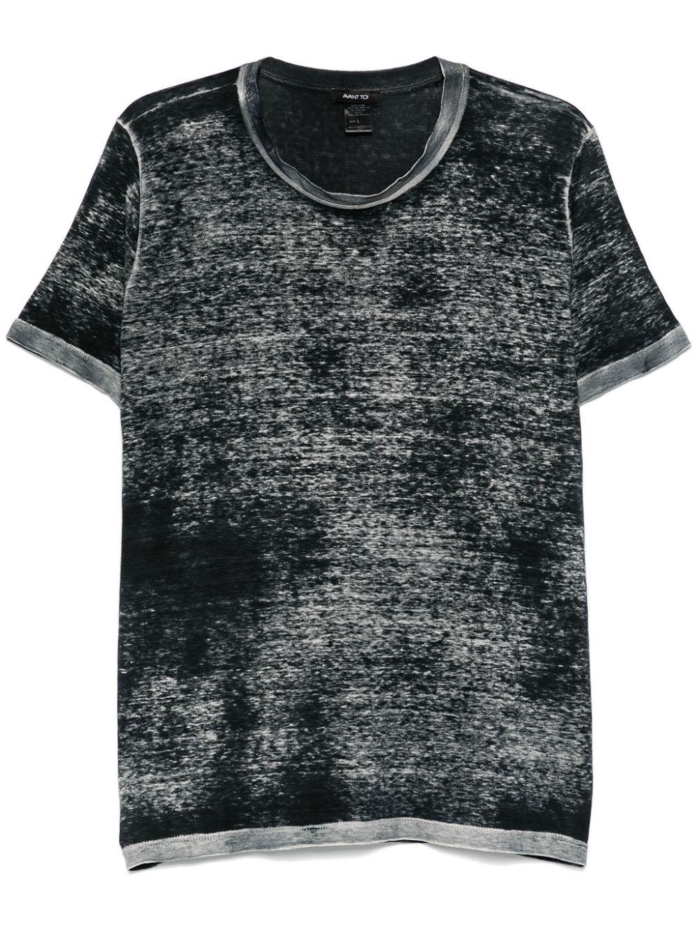 Tシャツ・カットソー AVANT TOI TONAL EFFECT ROUND NECK REVERSIBLE PULLOVER Avant Toi Tonal Effect Round Neck Reversible Pullover In