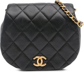 Chanel Chanel Gequilted Lamsleer Schoudertas