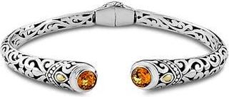 Samuel B. Bali Design Tipped Bangle in Citrine at Nordstrom Rack
