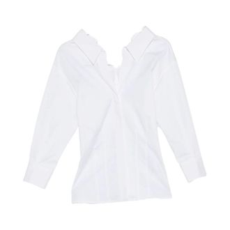 Givenchy Shirts - Dames - Overhemden - Wit - M - Overhemden