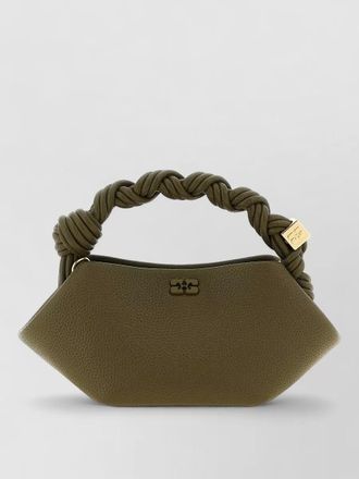 Ganni bou mini shoulder bag twisted handle
