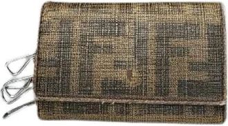 Fendi Pre-owned Canvas Sleutelhanger - Dames - Vintage Accessoires - Bruin - ONE Size - Vintage