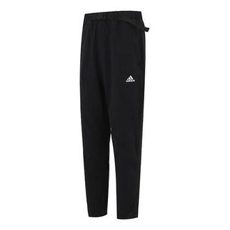 adidas Mens adidas Th Strech Wvpt Solid Color Casual Sports Pants/Trousers/Joggers Black HE9890