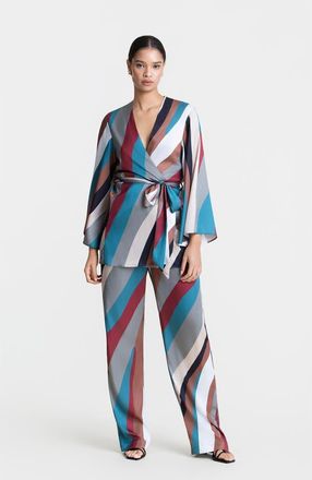 Diarrablu Leer Pants in Zeph Teal at Nordstrom, Size Xx-Large