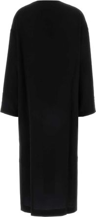 The Row Womens Heloise Dress Black Silk