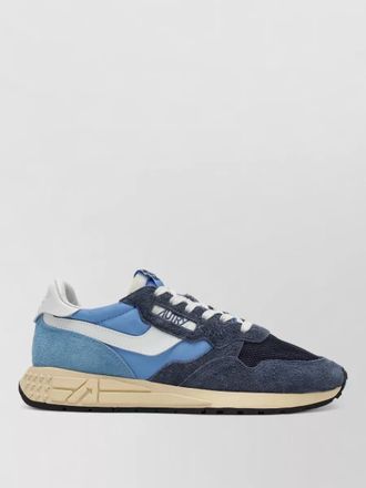 Autry sneakers suede panels rubber sole stitching