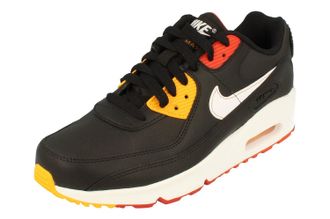 Nike Childrens Unisex Air Max 90 Ltr Gs Black Trainers - Size UK 4.5