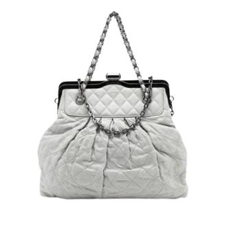 Chanel Pre-owned Handbags, female, Gray, Size: ONE SIZE Pre-owned The Chic Frame