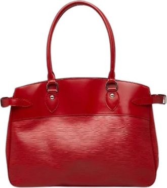 Louis Vuitton Pre-owned Epi Passy GM Leren Tote Bag - Dames - Vintage Shopper - Rood - ONE Size - Leer - Vintage