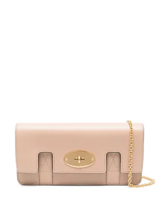 Mulberry East West Bayswater clutch - women - Calf Leather - OS - Neutrals