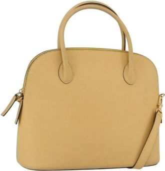 Celine Pre-owned Vintage Leren Handtas - Dames - Vintage Handtas - Beige - ONE Size - Leer - Vintage