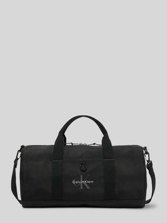 Calvin Klein Weekender mit Logo-Stitching in BLACK, Gr&ouml;&szlig;e 1