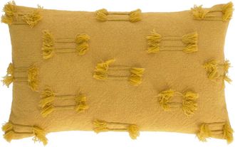 K Home Kissenbezug Caitlin 30 x 50 cm aus 100% Baumwolle - Senfgelb