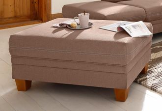 HOME AFFAIRE Hocker »Husum« mit Kontrastnaht