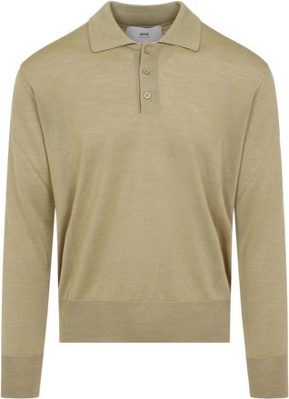 Ami Polo in maglia fine - Toni neutri